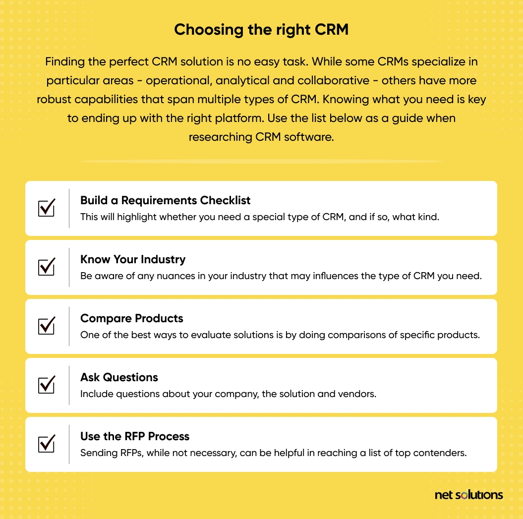 Choosing Right CRM