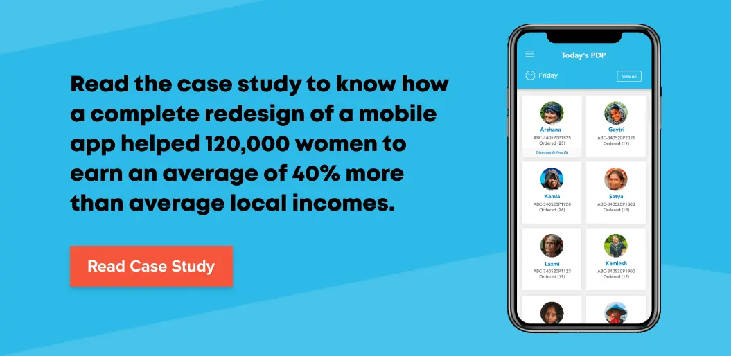 Read Net Solutions' case study on mobile UX design