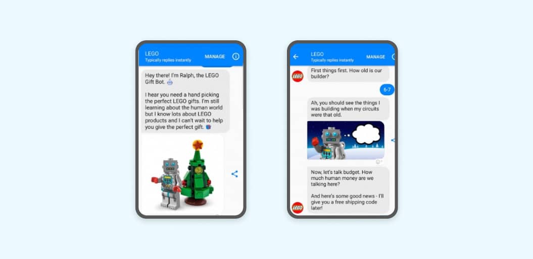 Lego's Ralph Chatbot for shopping