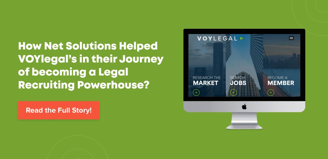 How Net Solutions helped VOYlegal in tech focused approach to recruitment | Voylegal Casestudy