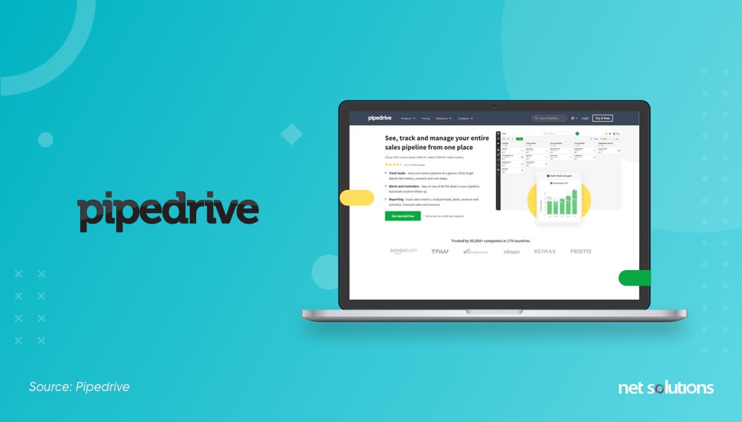 pipedrive - best crm software for cx