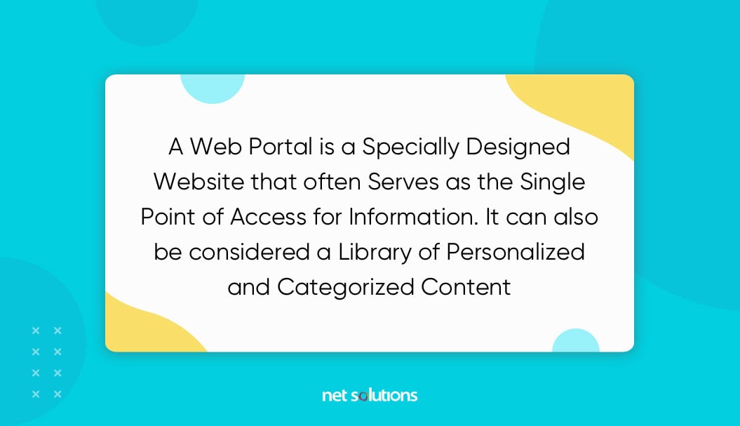 what is a web portal