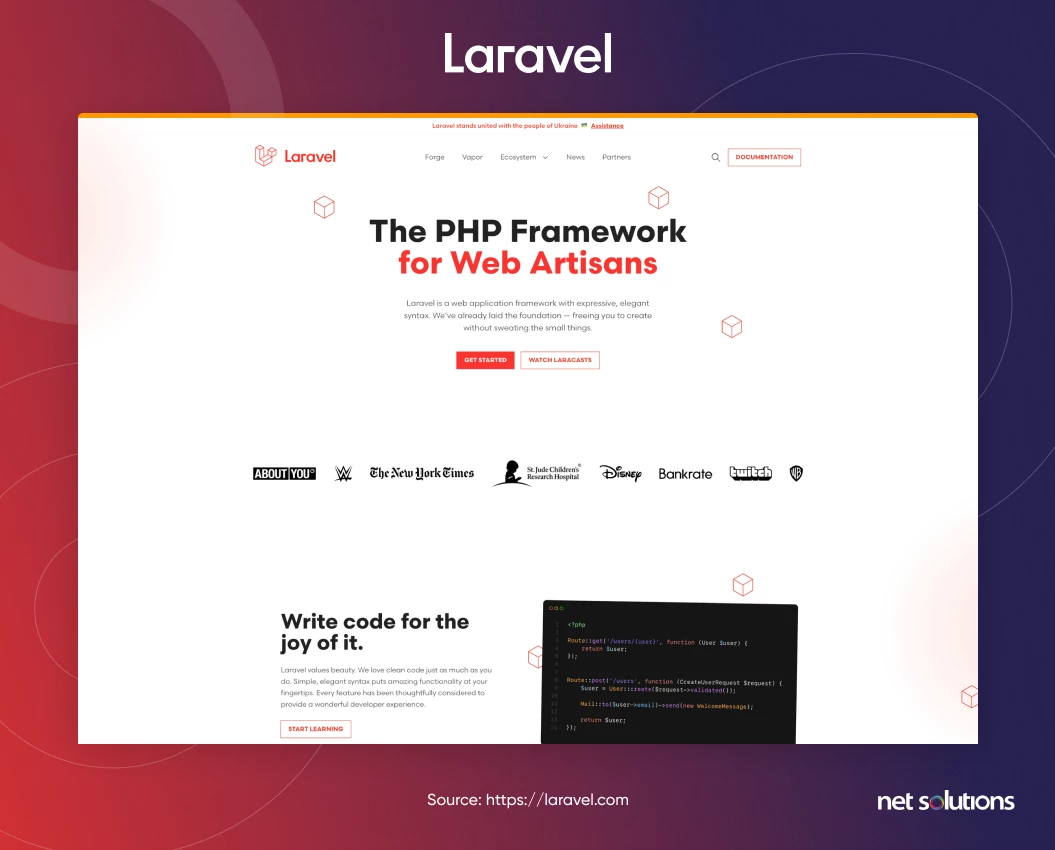 php framework for web artisans