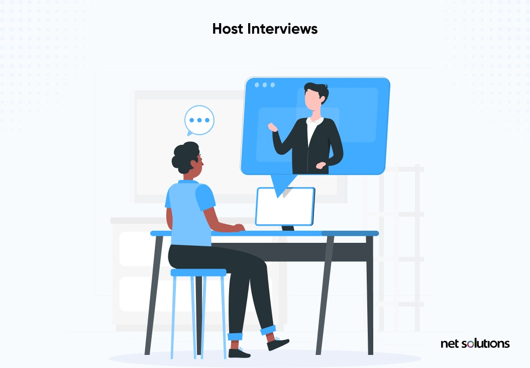 host interviews