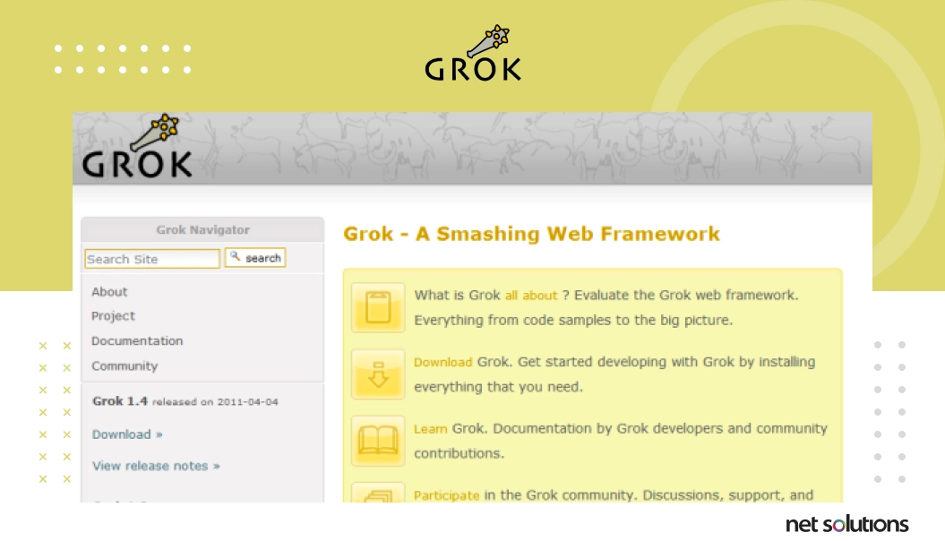 grok python frameworks