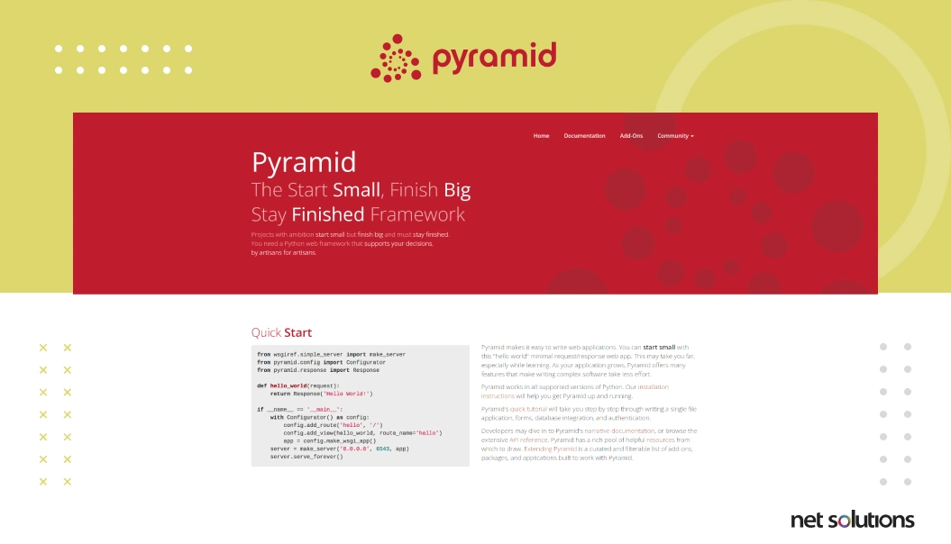 pyramid python frameworks