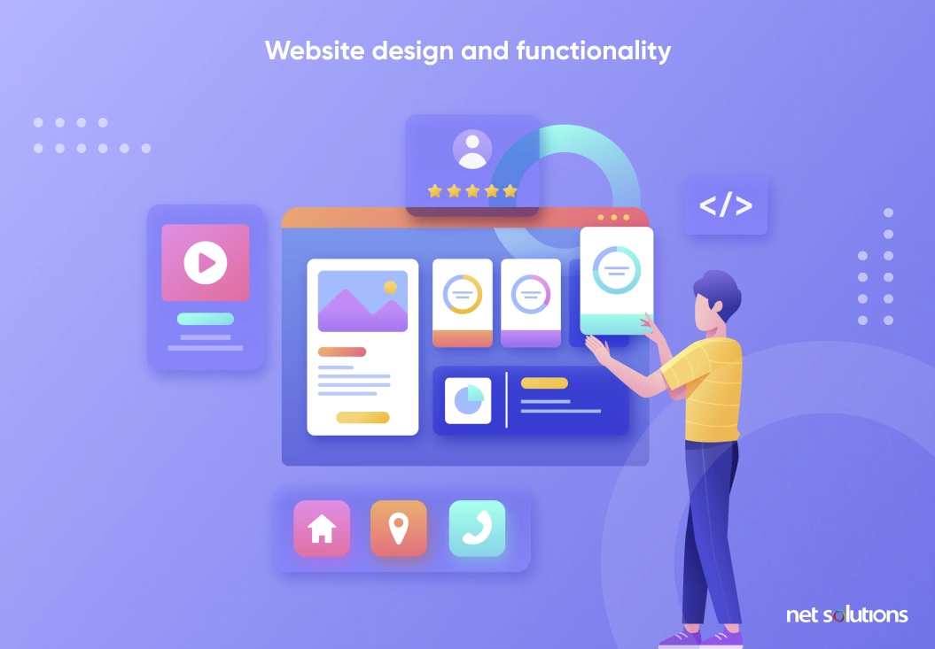 website design and functions