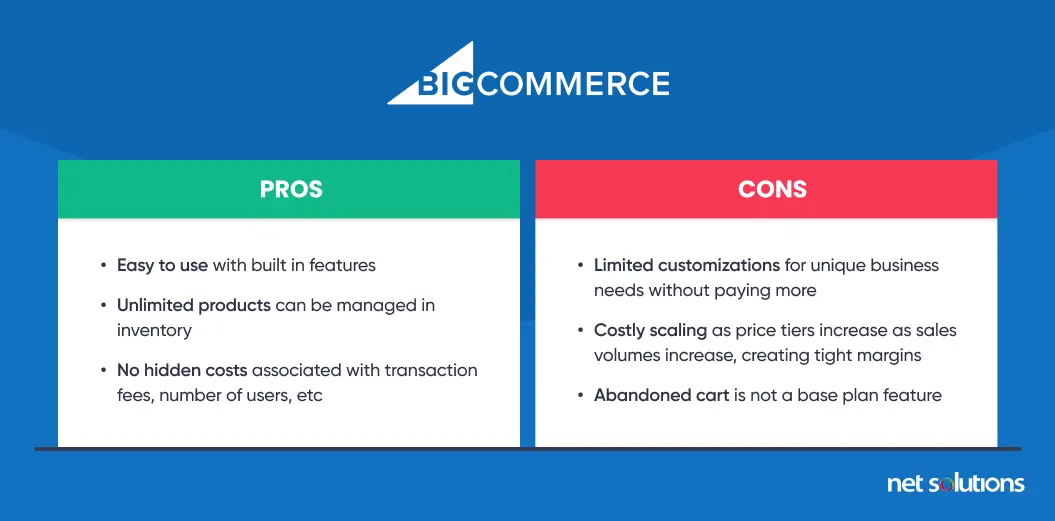 BicCommerce pros and cons