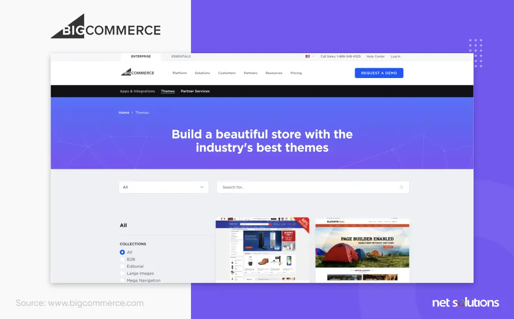 Theme options in BigCommerce