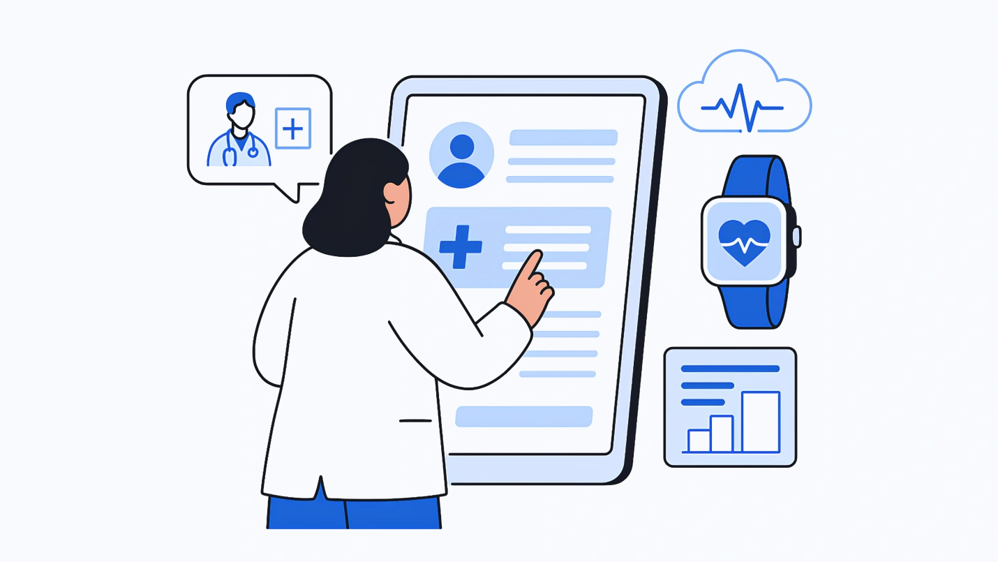 Header Image_Digital Transformation in Healthcare_ Trends, Challenges & Solutions