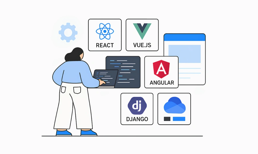 Thumbnail_Top 10 Web Development Frameworks for 2025-(Compressify.io)
