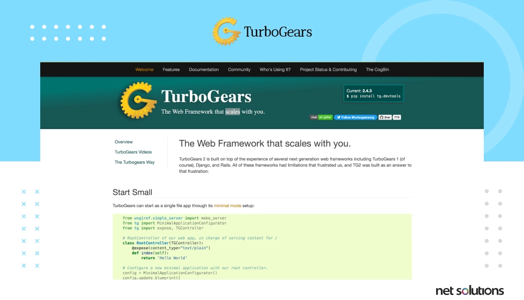 turbo-gears-python-frameworks