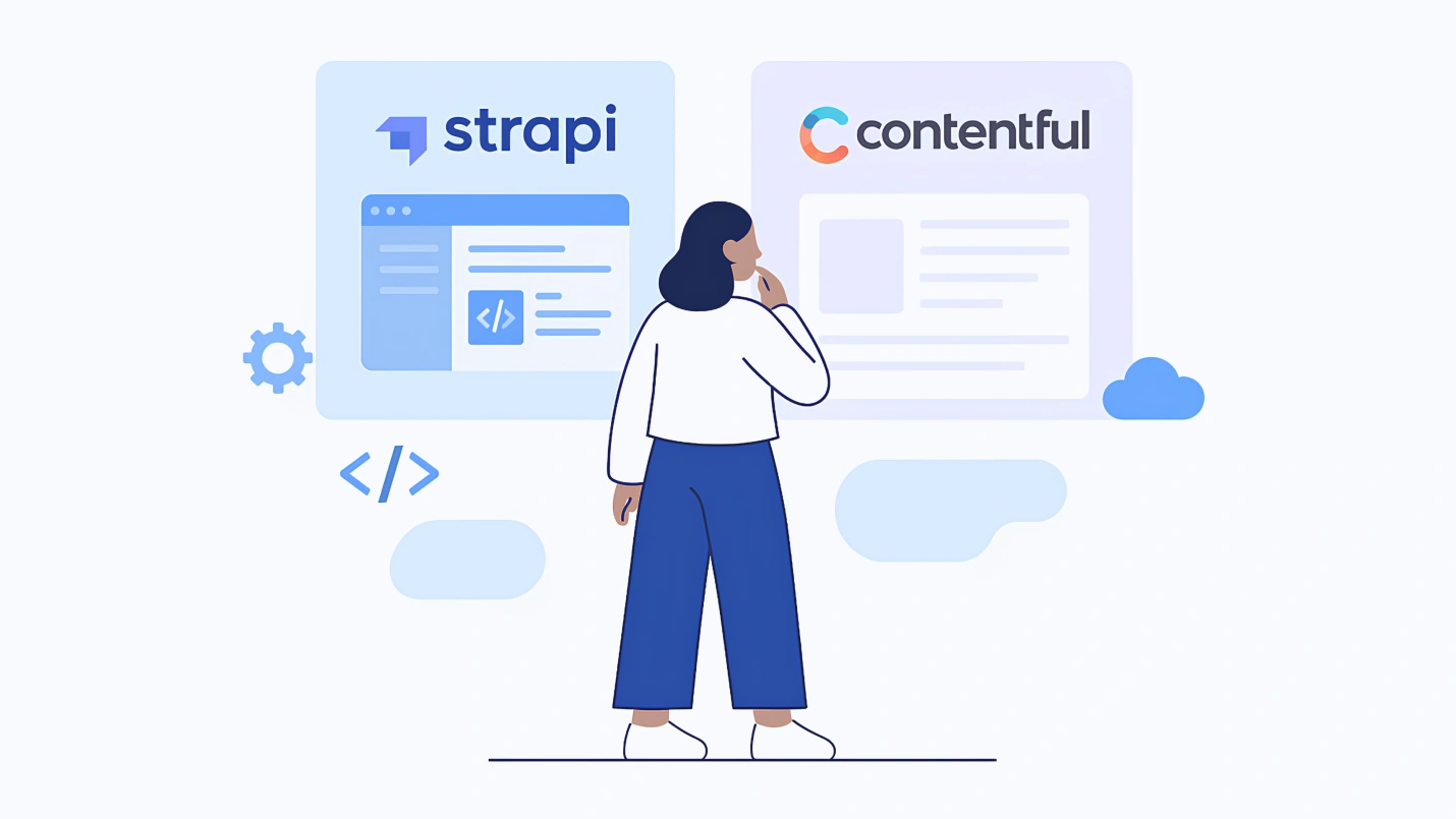 Header Image_Strapi vs Contentful_ Choosing the Right Headless CMS
