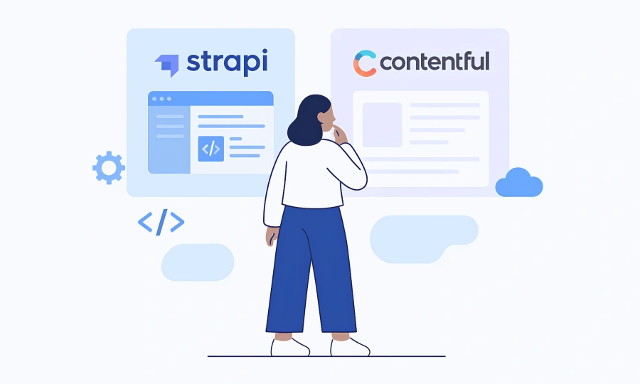Thumbnail_Strapi vs Contentful_ Choosing the Right Headless CMS
