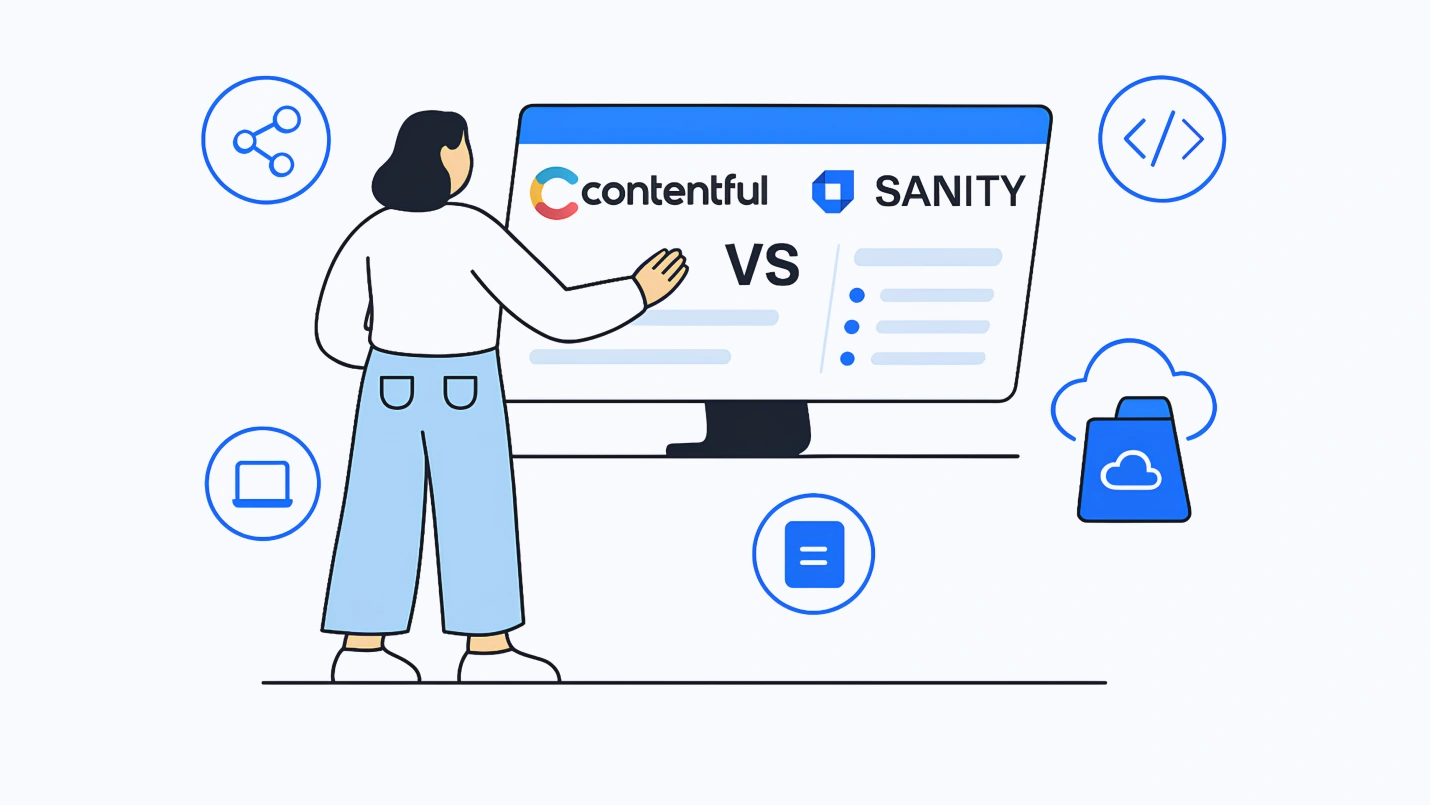 Header Image_Contentful vs Sanity_ A Comprehensive Comparison in 2025