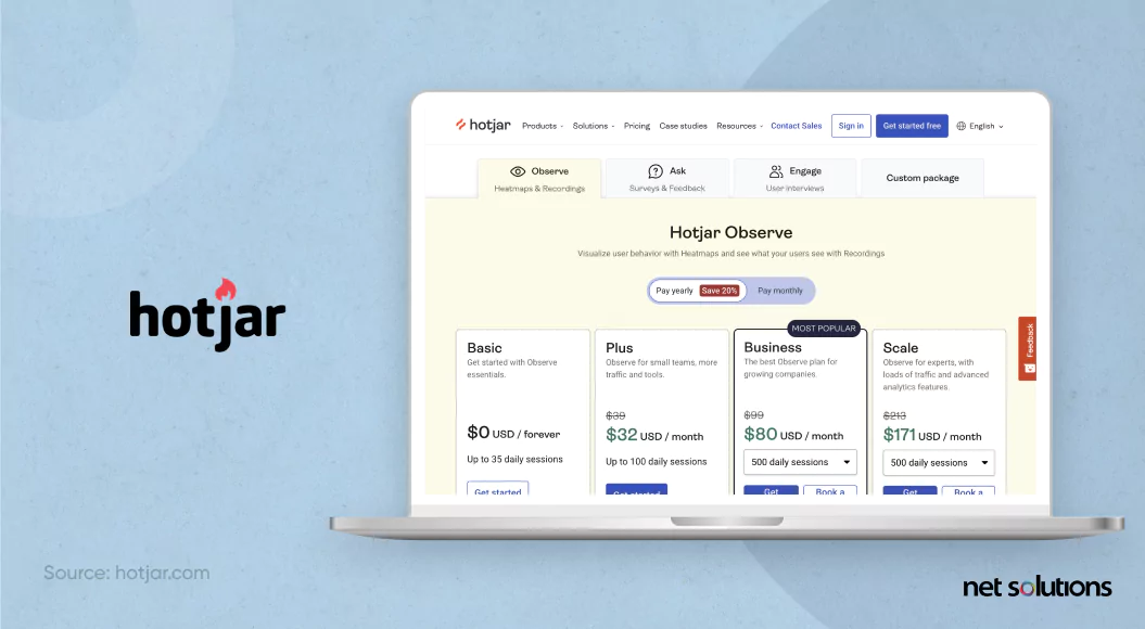 Hotjar-pricing
