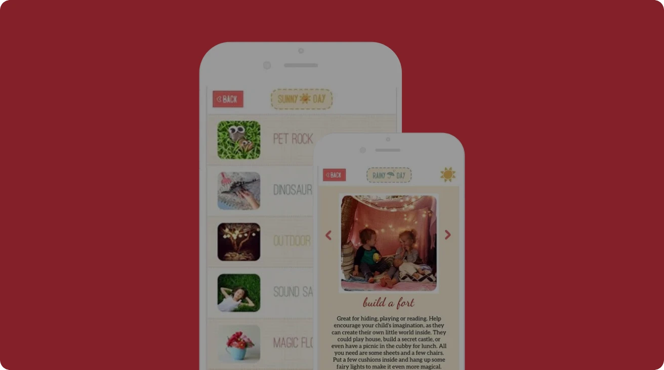 An App for Working Mothers to Keep Their Kids Engaged