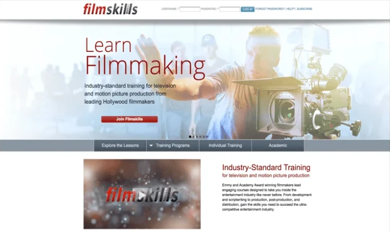 Building Assessment Control, Certification Automation, and Individual Access Into a Professional Film Training Platform