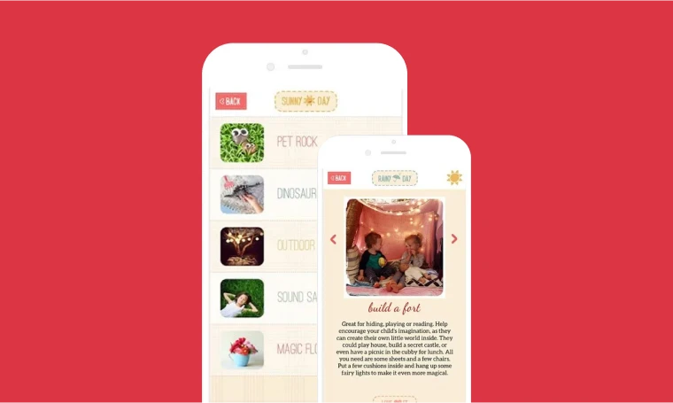 An App for Working Mothers to Keep Their Kids Engaged